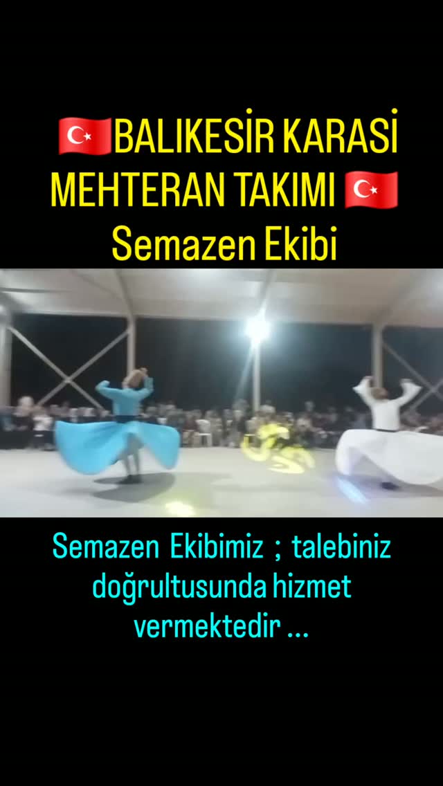 Semazen ekibinden gösteri